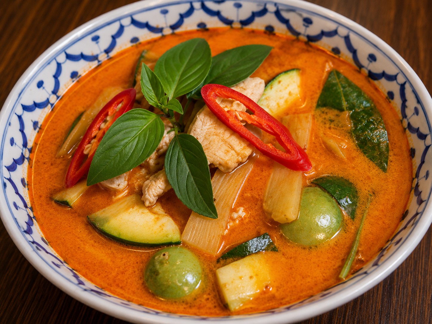 Gäng Phed roter Curry