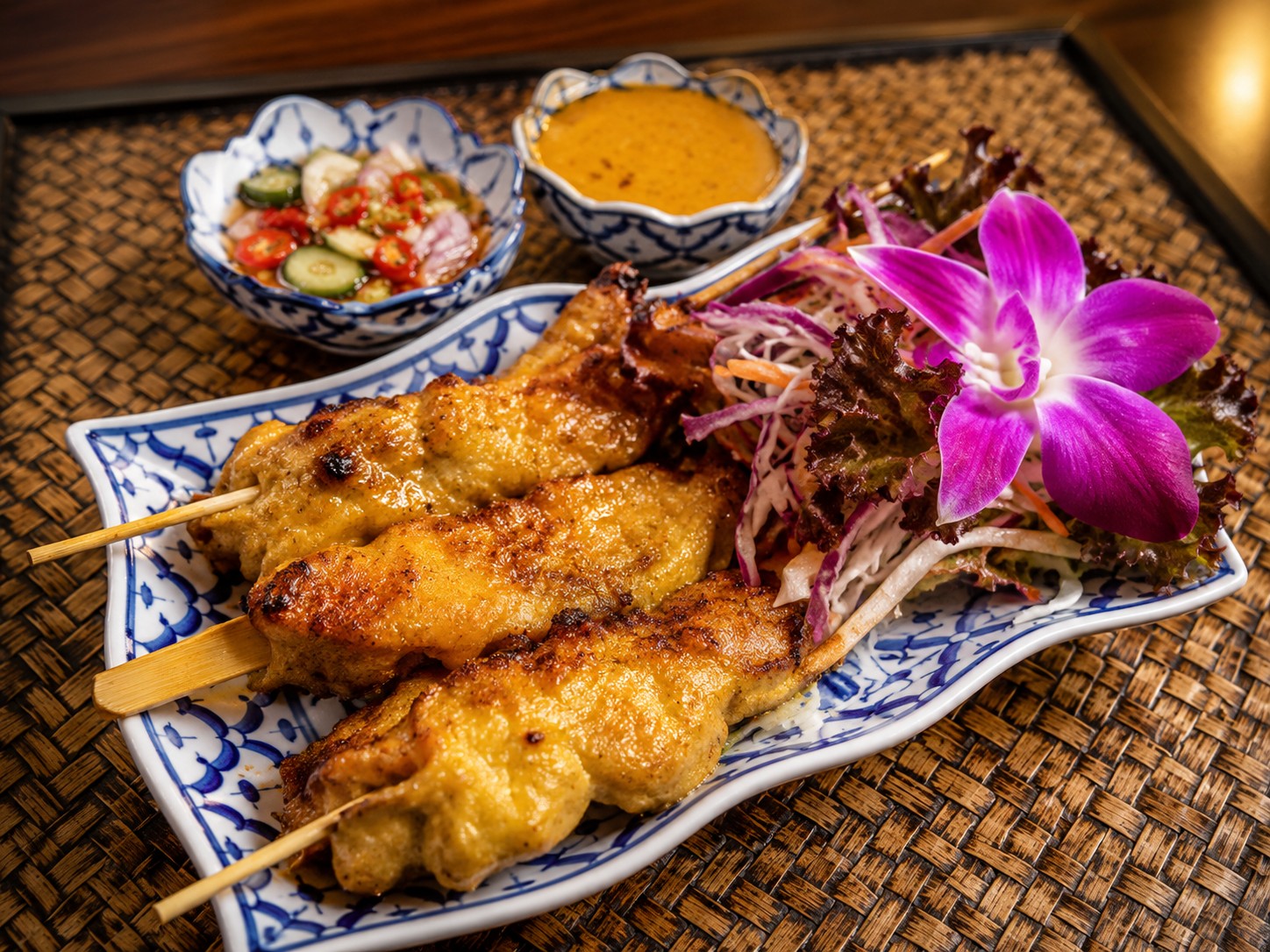 Exquisite Thai Vorspeisenplatte